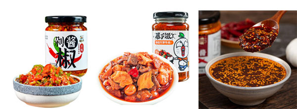 辣椒醬灌裝機樣品